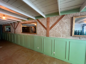 Photo de galerie - Mur de parement
Peinture mur et plafonds 
Ajout miroir
