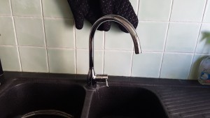 Photo de galerie - Pose d un nouveau robinet de cuisine chez ma cliente 