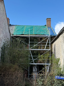 Photo de galerie - Mise en place de bâche 