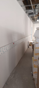 Photo de galerie - Pose de goulette et raccordement de prise et rj45