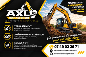 Photo de galerie - AXL TERRASSEMENT