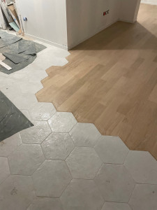 Photo de galerie - Pause et rénovation de Carrelage, ponçage et cristallisation de Pierre