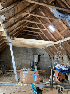 Photo de galerie - Solivage pour faux plafond 