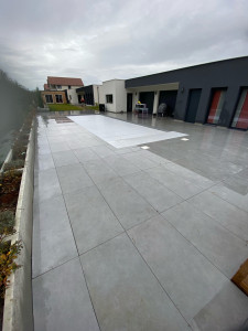 Photo de galerie - Dalles sur plots