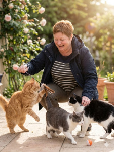 Photo de galerie - Jeux avec des chats