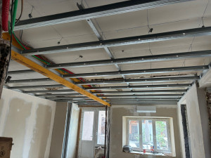 Photo de galerie - Ossature plafond 