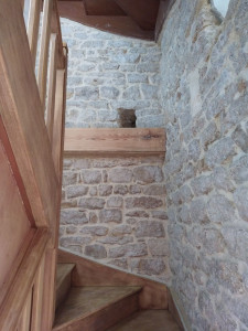 Photo de galerie - Chantier fini. escalier brut sur demande des clients 