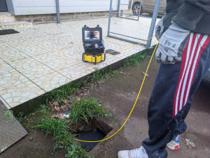 Photo de galerie - Passage camera dans une canalisation 