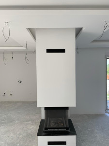 Photo de galerie - Décoration, Placo, enduit et peinture.