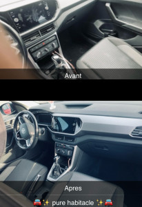 Photo de galerie - Nettoyage intérieur pure habitacle 