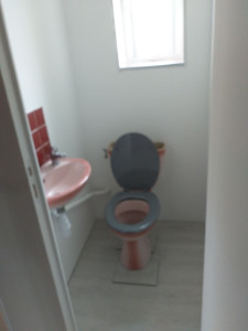 Photo de galerie - Création toilette dans garage