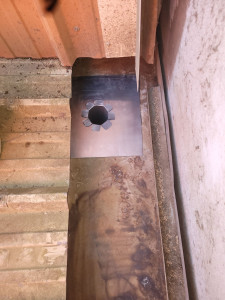 Photo de galerie - Réparation naissance d'un chéneau 
