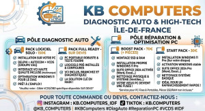 Photo de galerie - Bonjour, je vous présente mes services pour préparation de poste informatique et pour préparation de poste diagnostic 