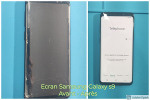 Photo de galerie - Remplacement d'écran Samsung Galaxy S9