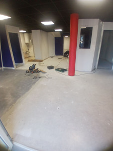 Photo de galerie - Préparation du support ( avant)