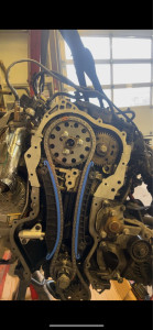 Photo de galerie - Remplacement kit chaîne de distribution + pompe à huile ainsi que tout les joint sur trafic 1.6dci