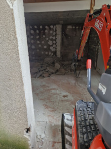 Photo de galerie - Démolition dalle dans un bâtiment 