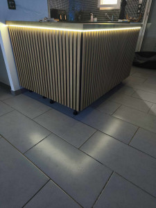 Photo de galerie - Création îlot de cuisine de A à Z