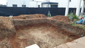 Photo de galerie - Terrassement d'une piscine chez un particulier