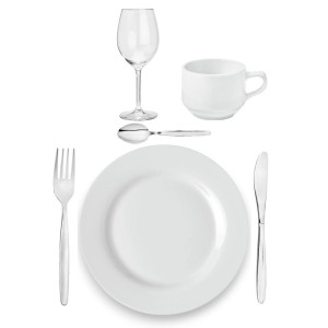 Photo de galerie - Location d'ensemble vaisselle PLUS à seulement 0,98€.

Le kit contient : 
-Une assiette 27cm
-Un couteau
-Une fourchette 
-Une cuillère 
-Une verre à vin élégant 19cl
-Une tasse à café 

Ne manquez pas cette offre exceptionnelle !