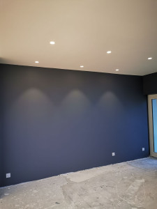 Photo de galerie - Réalisation Chantier 
peinture déco. 