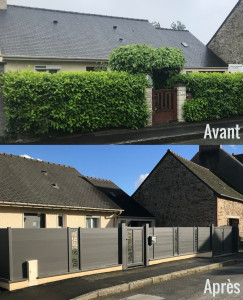 Photo de galerie - Pose de clôture