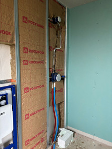 Photo de galerie - Commande de mitigeur de douche encastrée 