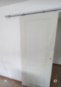 Photo de galerie - Pose de porte coulissante 