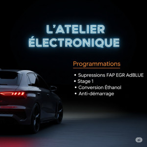 Photo de galerie - Suppression FAP EGR AdBLUE, conversion éthanol, anti démarrage