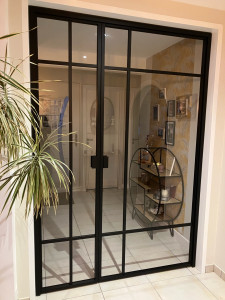 Photo de galerie - Installation d’une porte double 