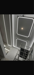 Photo de galerie - Installation de ruban led blanc froid dimable 