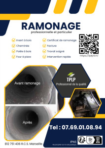 Photo de galerie - Ramonage poêle à bois, four à pizza,insert à bois 