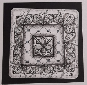 Photo de galerie - Insipiré du zentangle
