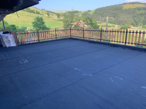 Photo de galerie - étanchéité toit terrasse et création garde corp