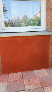 Photo de galerie - Enduit  teinté  gratté 