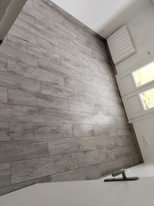 Photo de galerie - Carrelage fini avec joints 