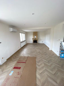 Photo de galerie - Travaux complet avec plafonds, mur, peinture, parquet 