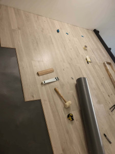 Photo de galerie - Pose de parquet - Revêtement de sol
