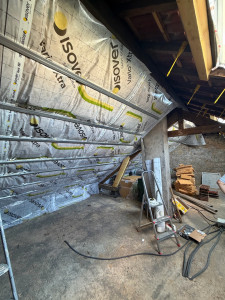 Photo de galerie - Rénovation de combles (Isolation, Mur, Plafond, Sol)