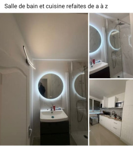 Photo de galerie - Salle de bain et cuisine refaites de a à z