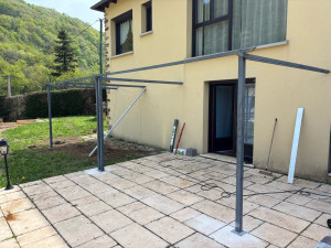 Photo de galerie - Pose pergola 