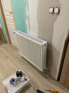 Photo de galerie - Pose de radiateur 