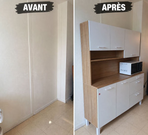 Photo de galerie - Montage seul de meuble de cuisine. 