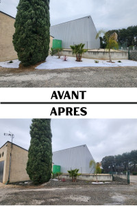 Photo de galerie - Etalage de pierres dans un massif minéral.