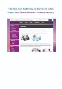 Photo de galerie - Création site internet