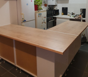Photo de galerie - Montage meubles et pose  plan de travail 