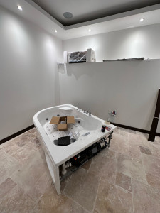 Photo de galerie - Installation et mise en place baignoire balnéo