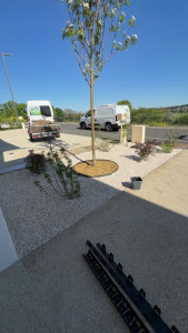 Photo de galerie - Terrassement pose de gravier