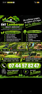 Photo de galerie - Bonjour voici mes services j'ai tout le matériel nécessaire pour travailler si vous êtes intéressé n'hésitez pas à me contacter