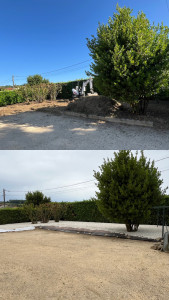 Photo de galerie - Terrassement et mise en place de gravier 